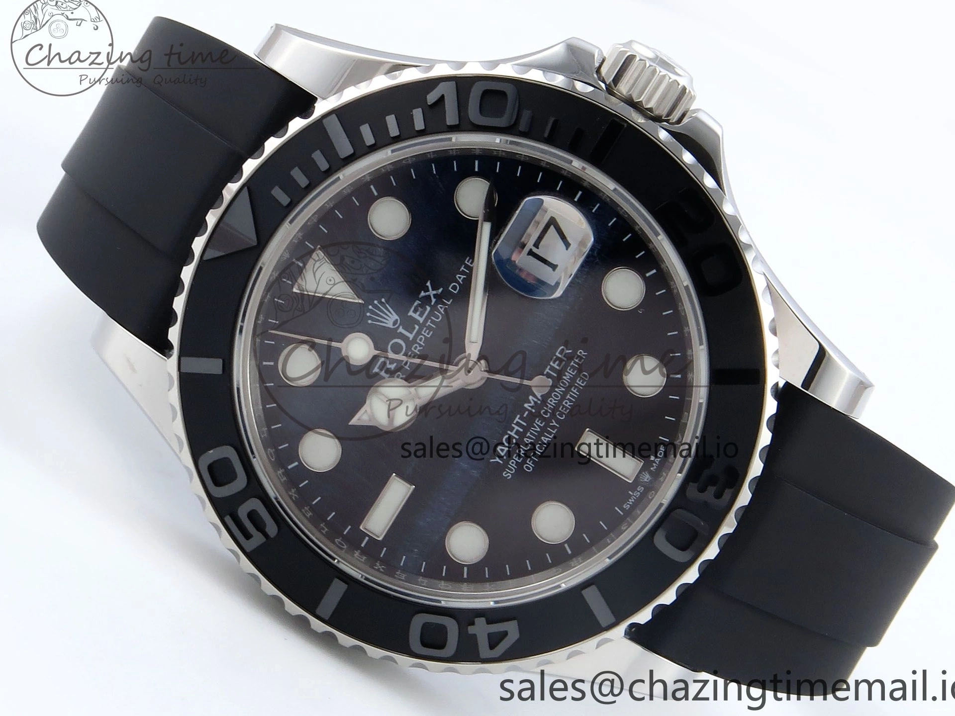 Falcon’s 42mm 226659 Oysterflex Edition Dial A3235 EWEF Eye Best on Yacht-Master Strap 0516